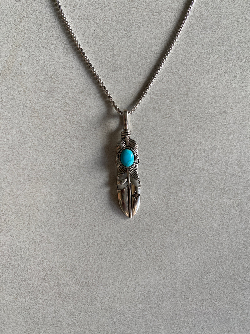 FEATHER PENDANT CHAIN