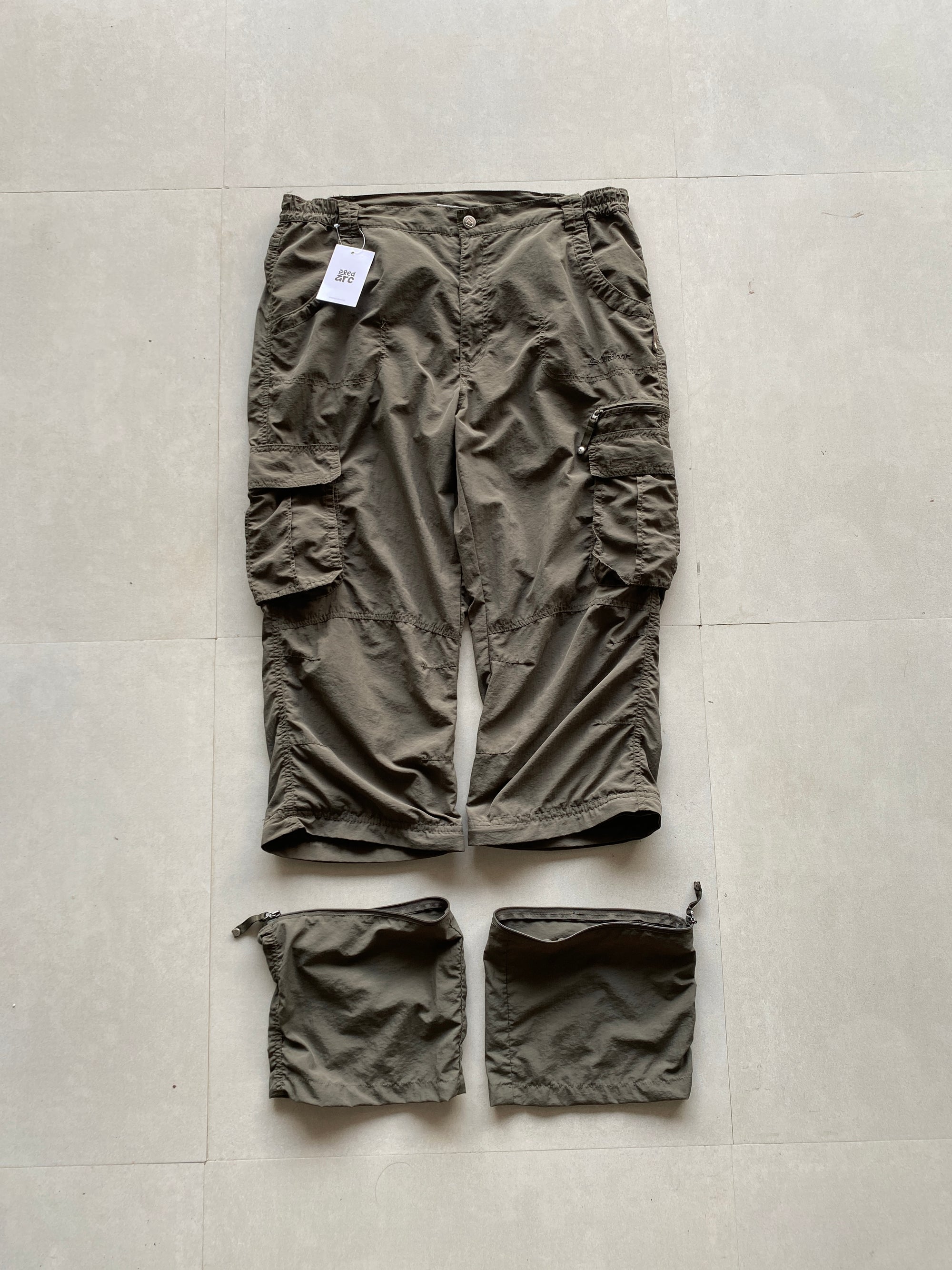 OUTDOOR CONVERTIBLE OUTDOOR PANT - L