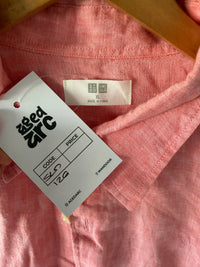 UNIQLO LINEN SHIRT SLN126 - L
