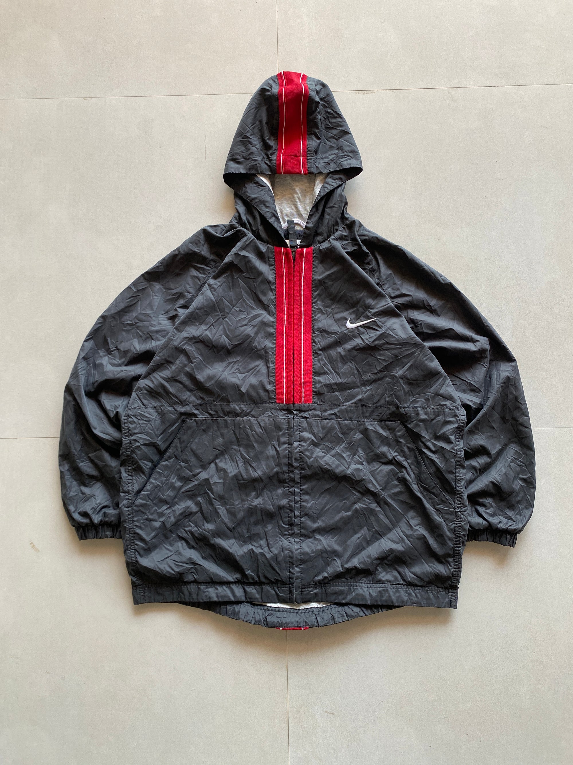 90s NIKE HOODED JACKET - L