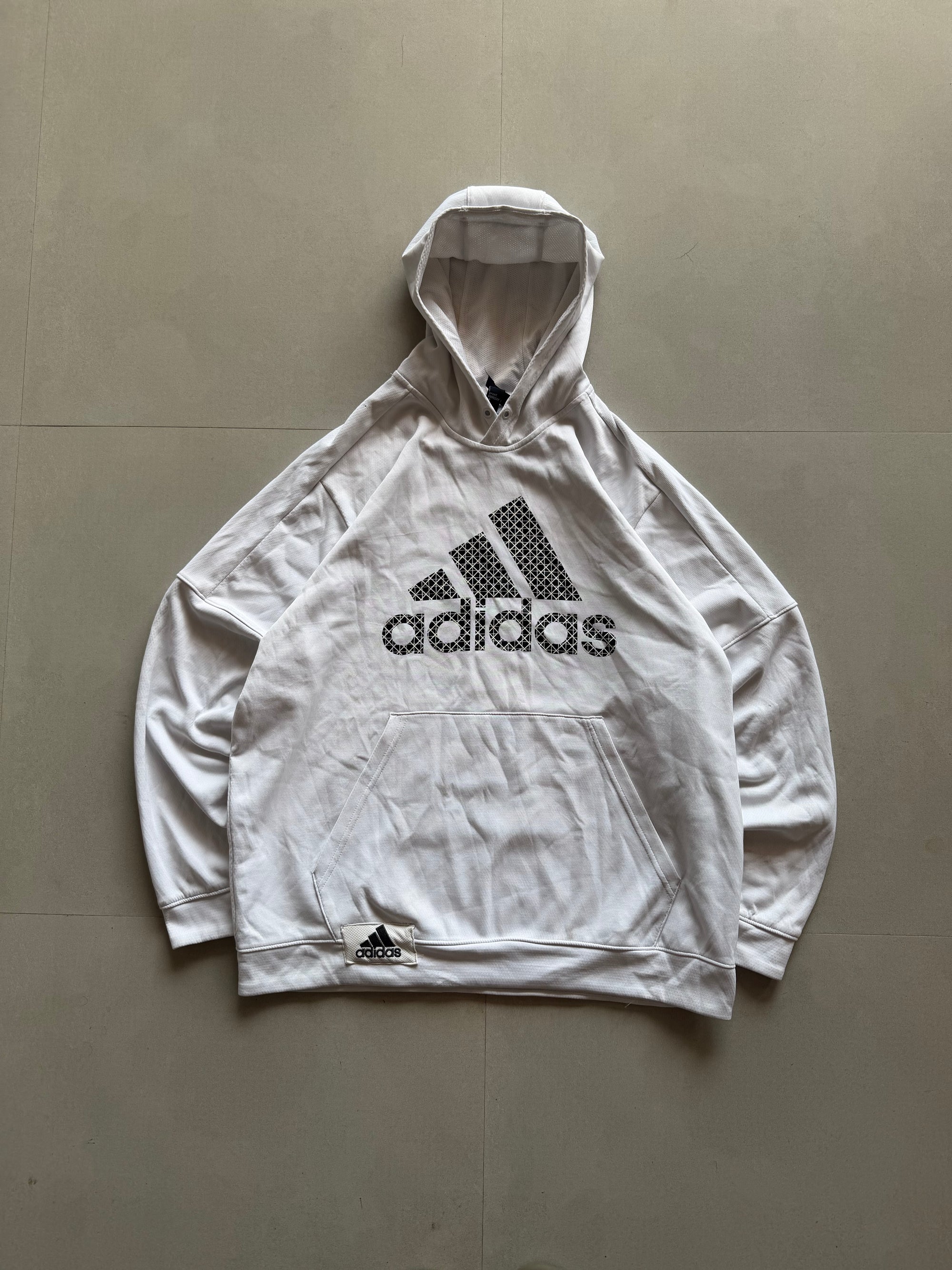 ADIDAS BIG LOGO HOODIE - XL