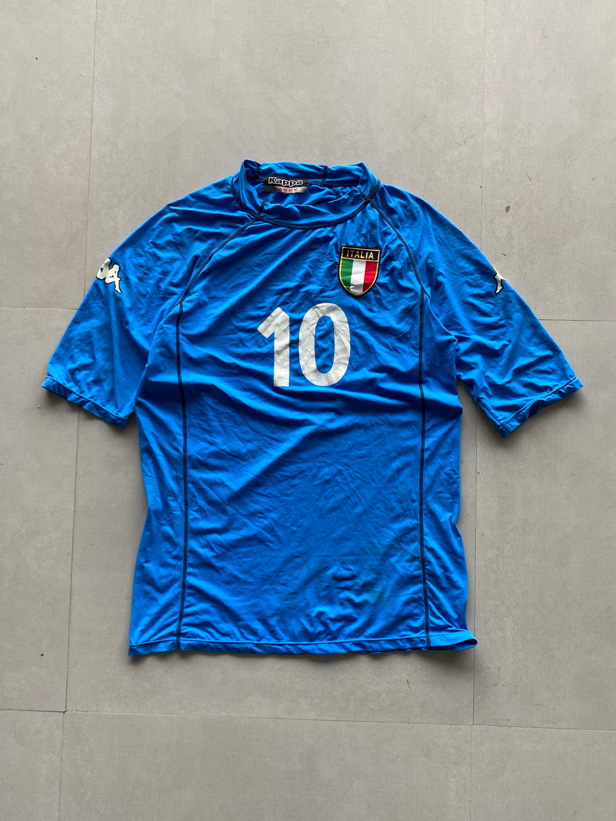 2002 KAPPA RETRO ITALY 10 JERSEY - M