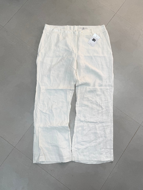 H&M BAGGY LINEN PANT - L