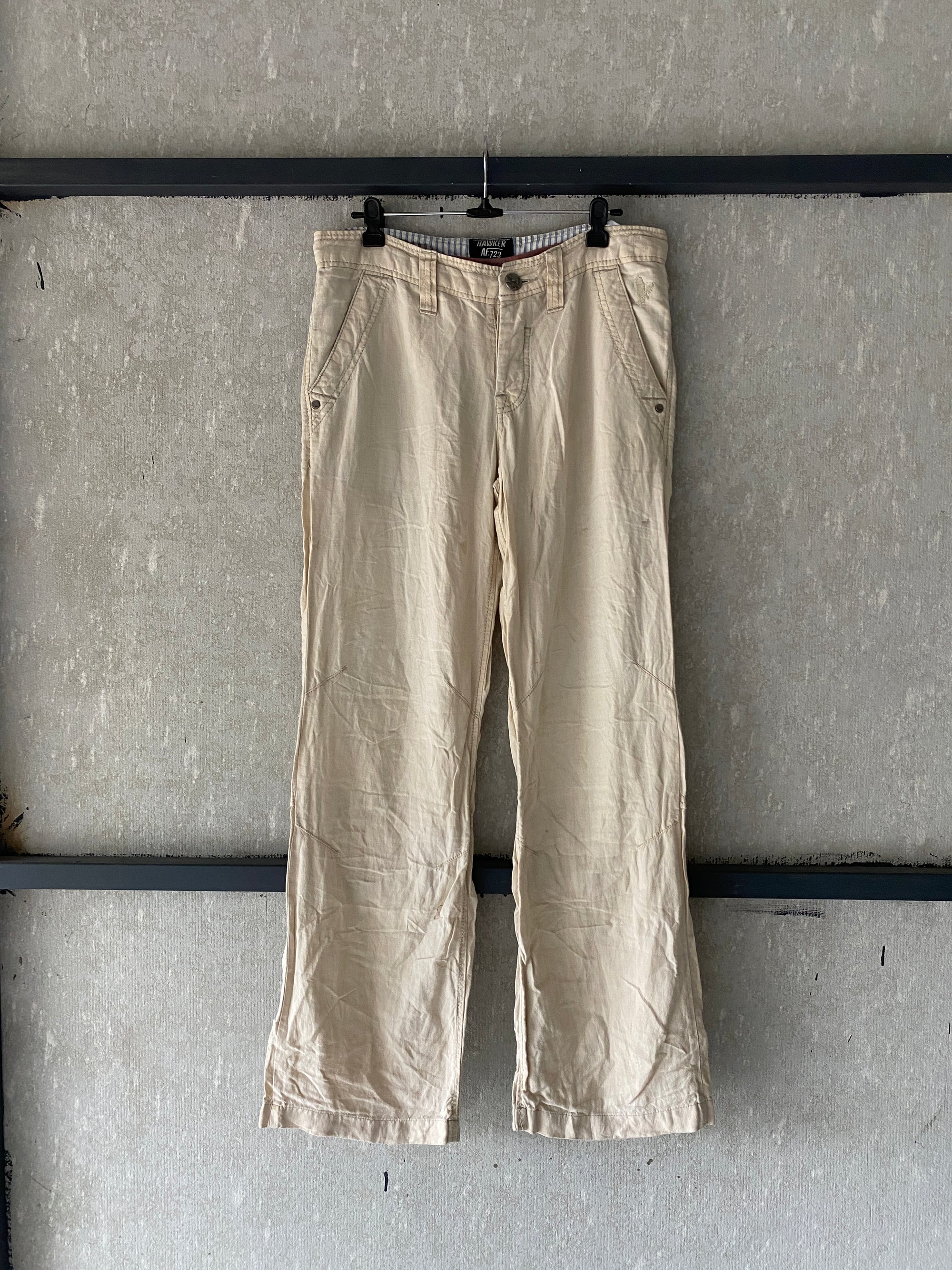 HAWKER BAGGY LINEN PANT - M