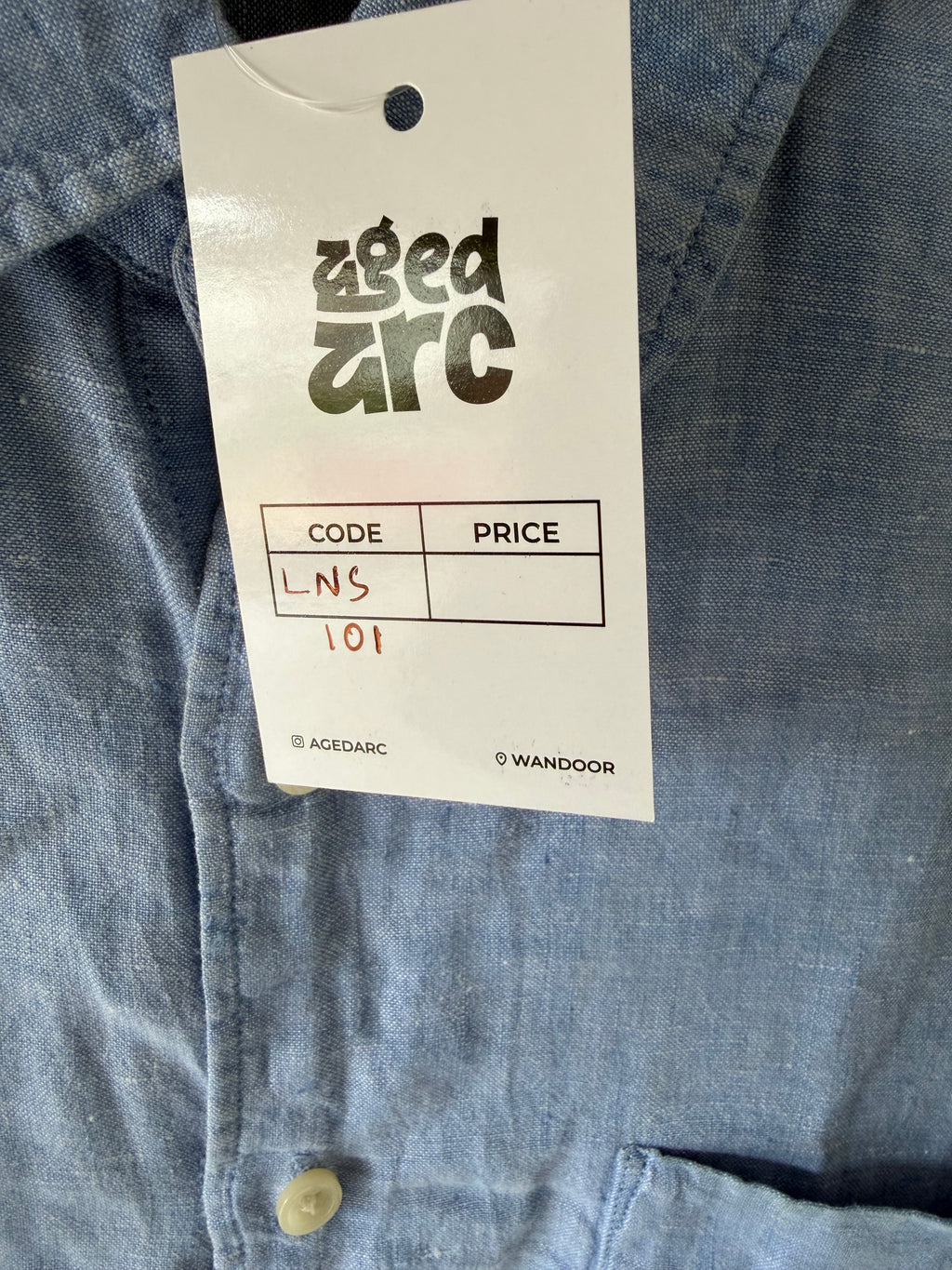UNIQLO LINEN SHIRT SLN101 - M