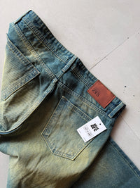DARK GREEN WIDE LEG