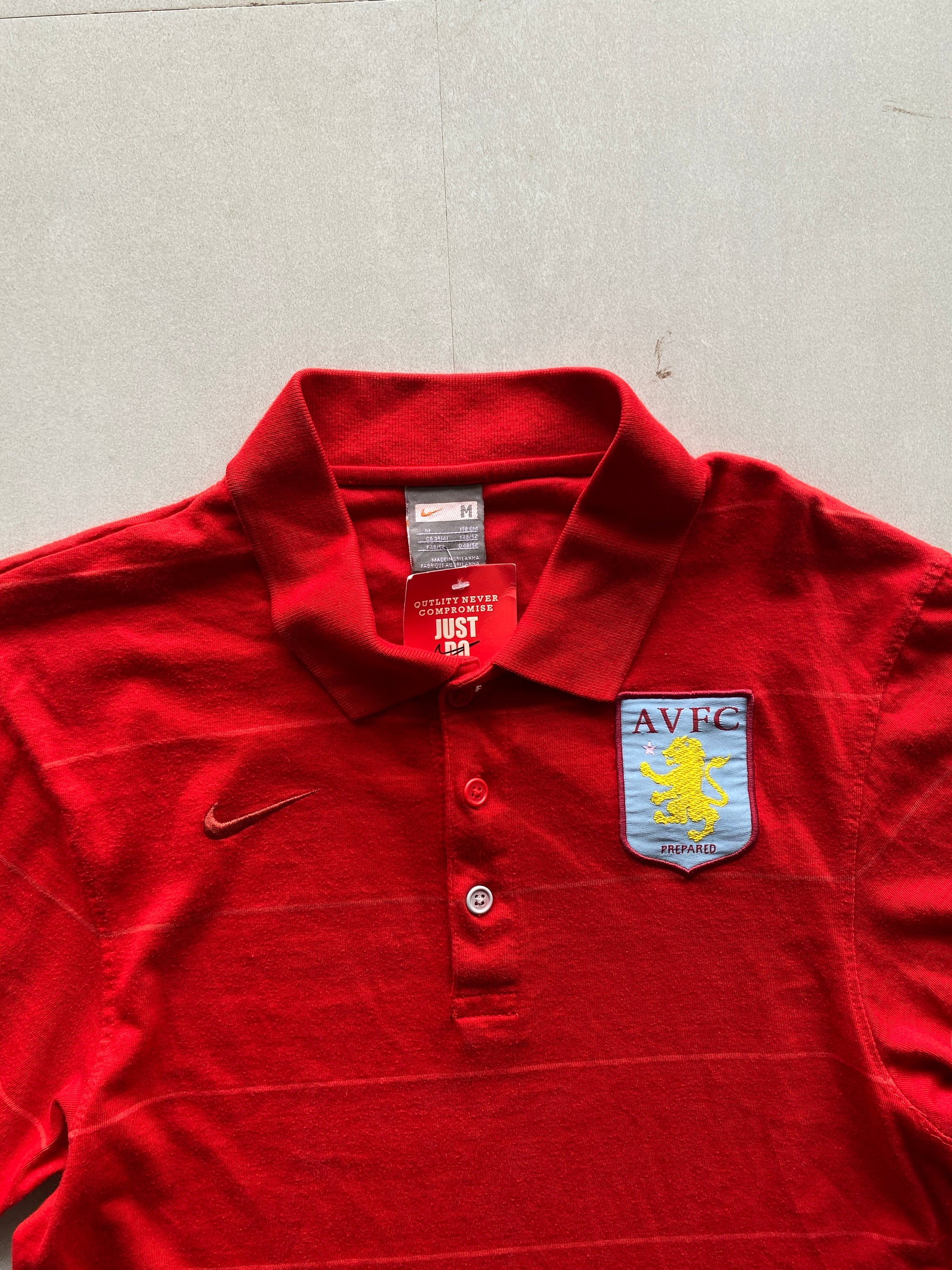 NIKE ASTON VILLA POLO SHIRT - XS