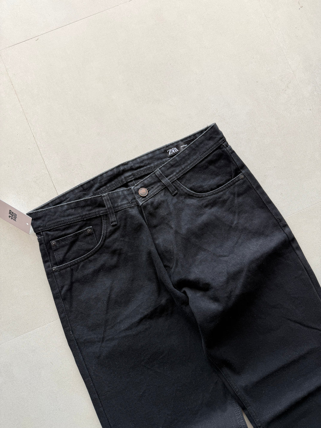 DARK BLACK WIDE LEG