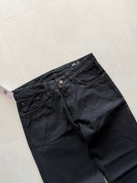 DARK BLACK WIDE LEG