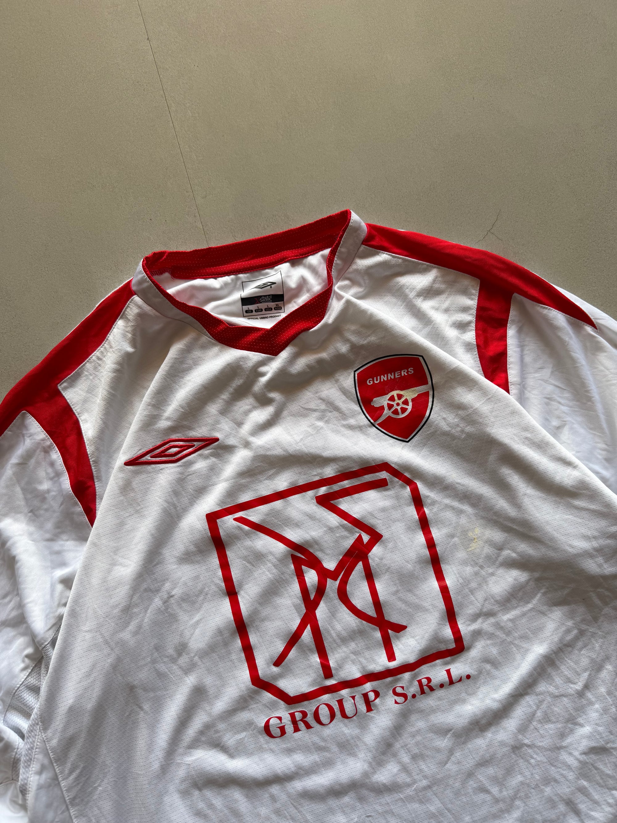VINTAGE UMBRO GUNNERS JERSEY - L