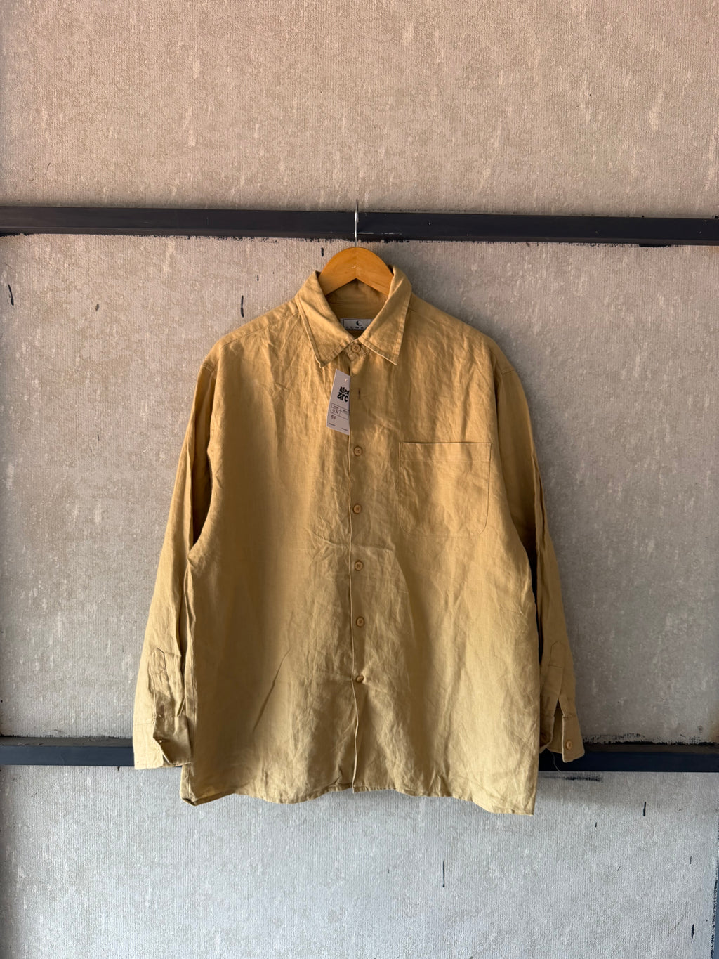 CUMRAN LINEN SHIRT  - L