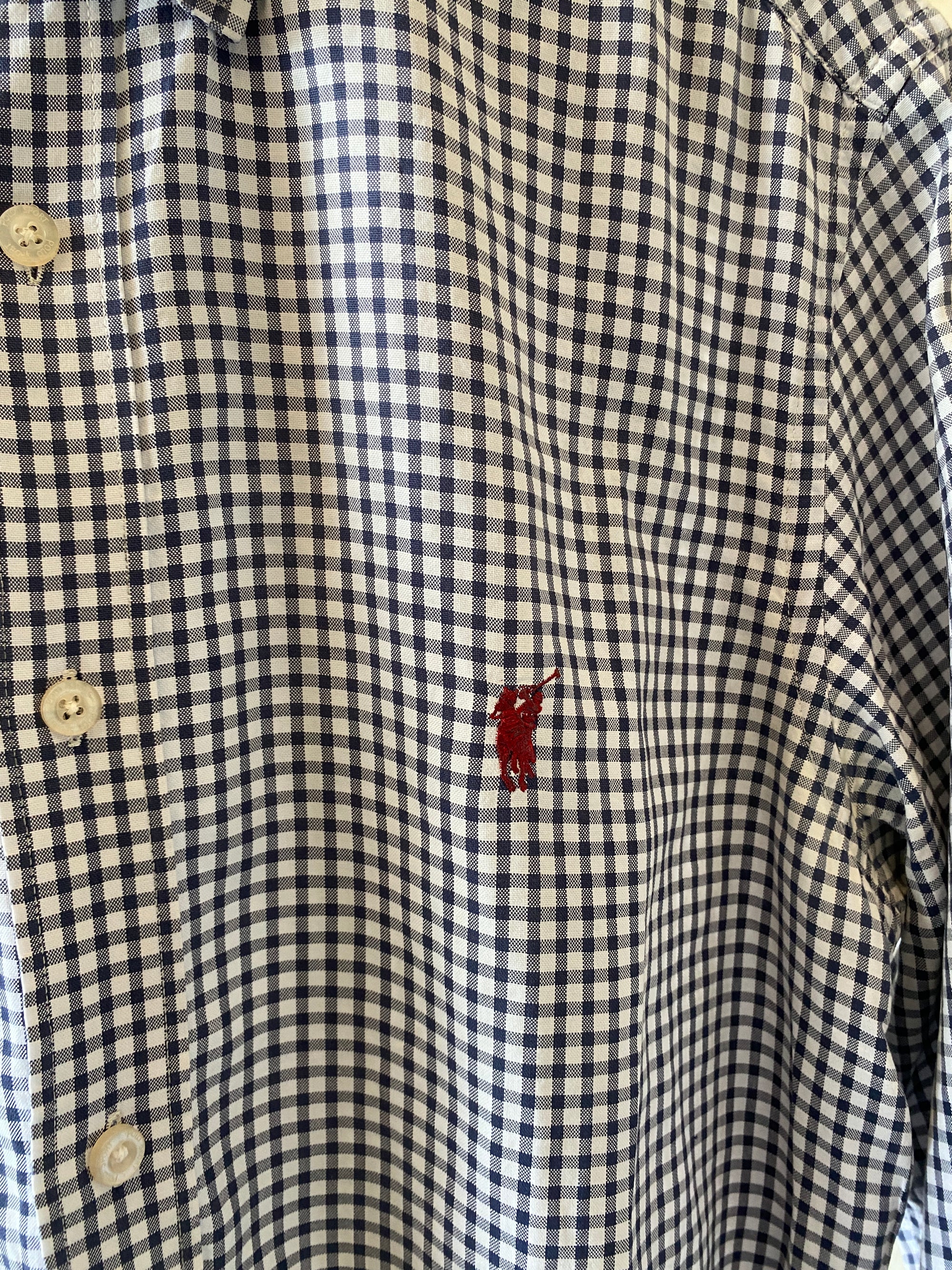 RALPH LAUREN POLO SPORT CHECKERED SHIRT - M