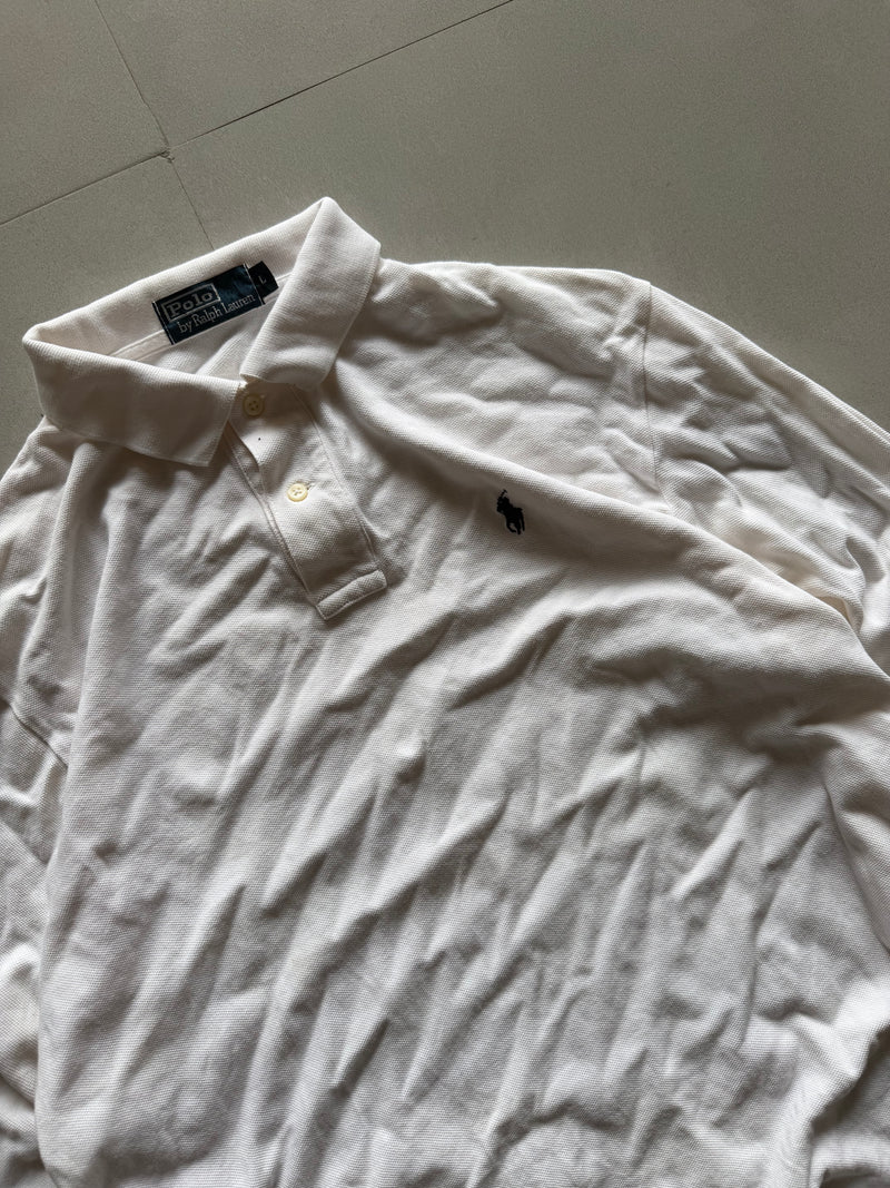 RALPH LAUREN FULL SLEEVE POLO SHIRT - M