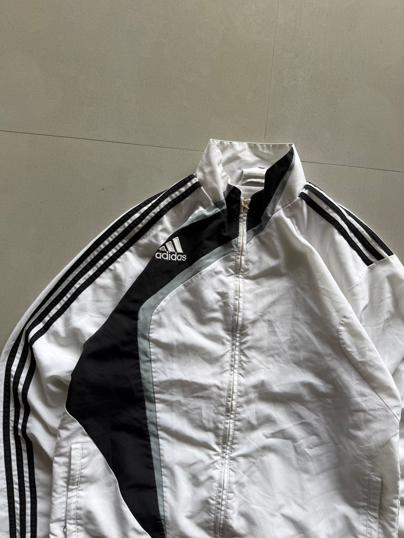 VINTAGE ADIDAS STRIPED JACKET - M