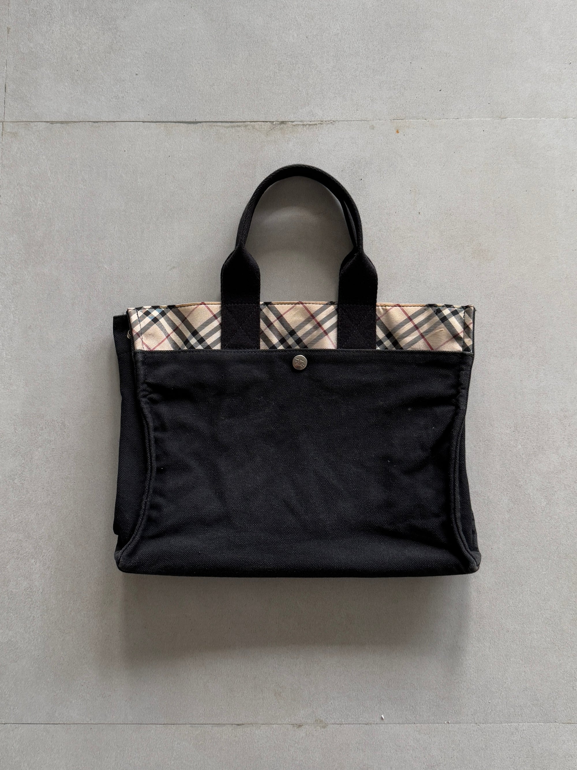 BURBERRY LONDON BLUE LABEL TOTE BAG