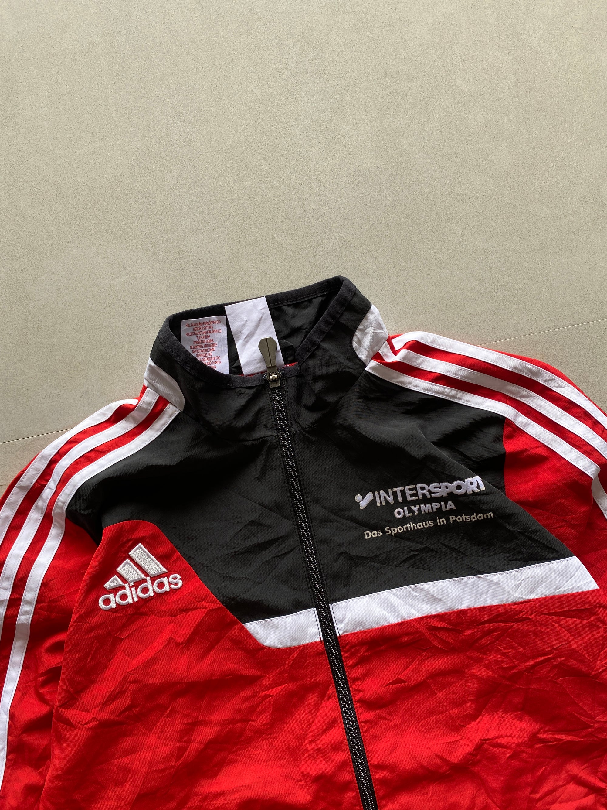 ADIDAS STRIPED JACKET - M