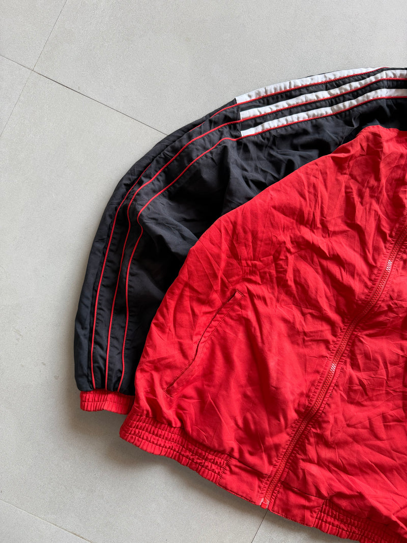 ADIDAS STRIPED JACKET - L