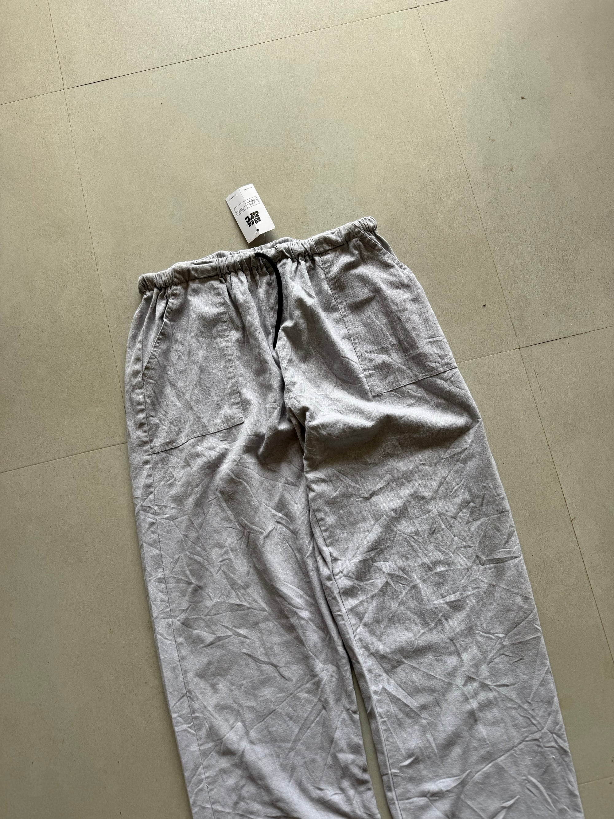 WIDELEG LINEN PANT LNP44 - M