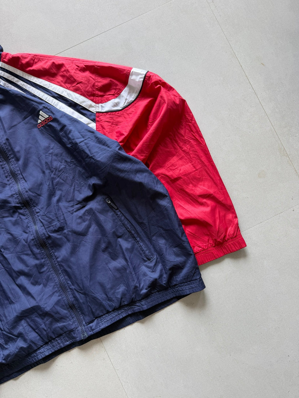 90S ADIDAS STRIPED JACKET - Aged Arc