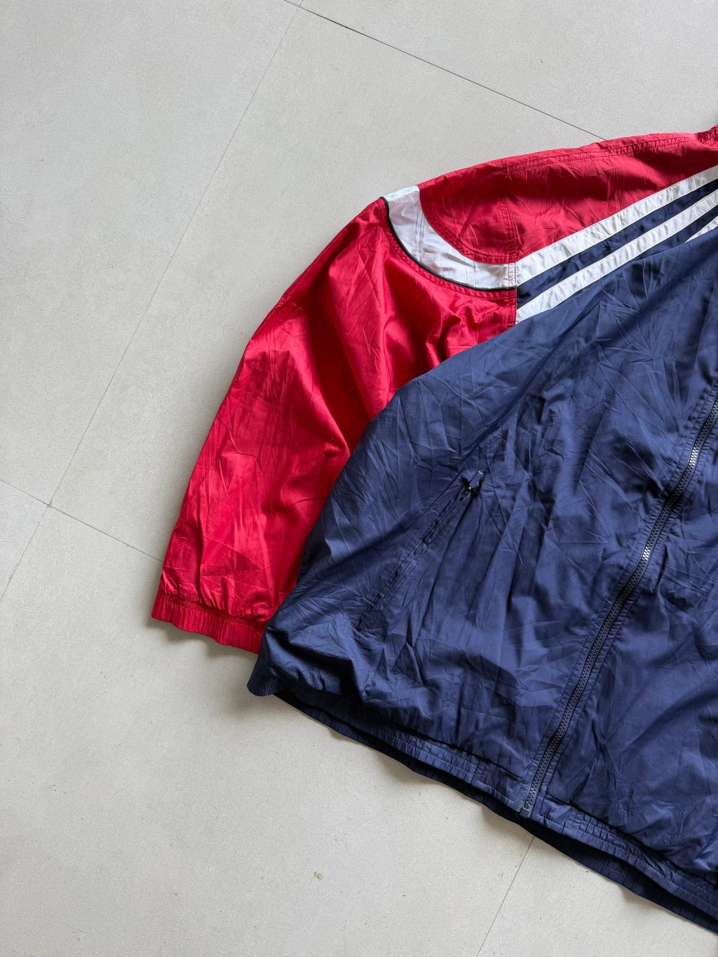 90S ADIDAS STRIPED JACKET - Aged Arc
