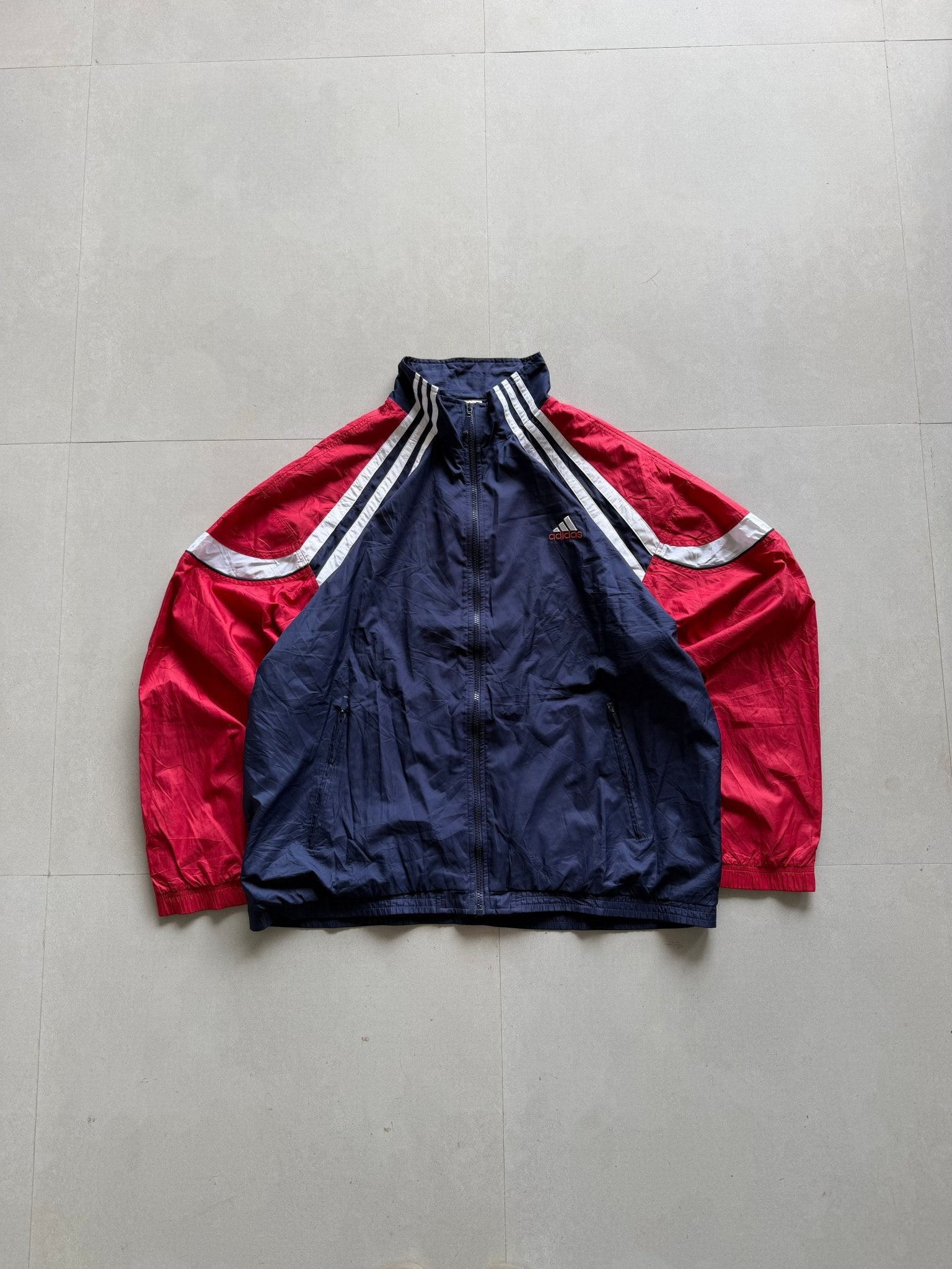 90S ADIDAS STRIPED JACKET - Aged Arc