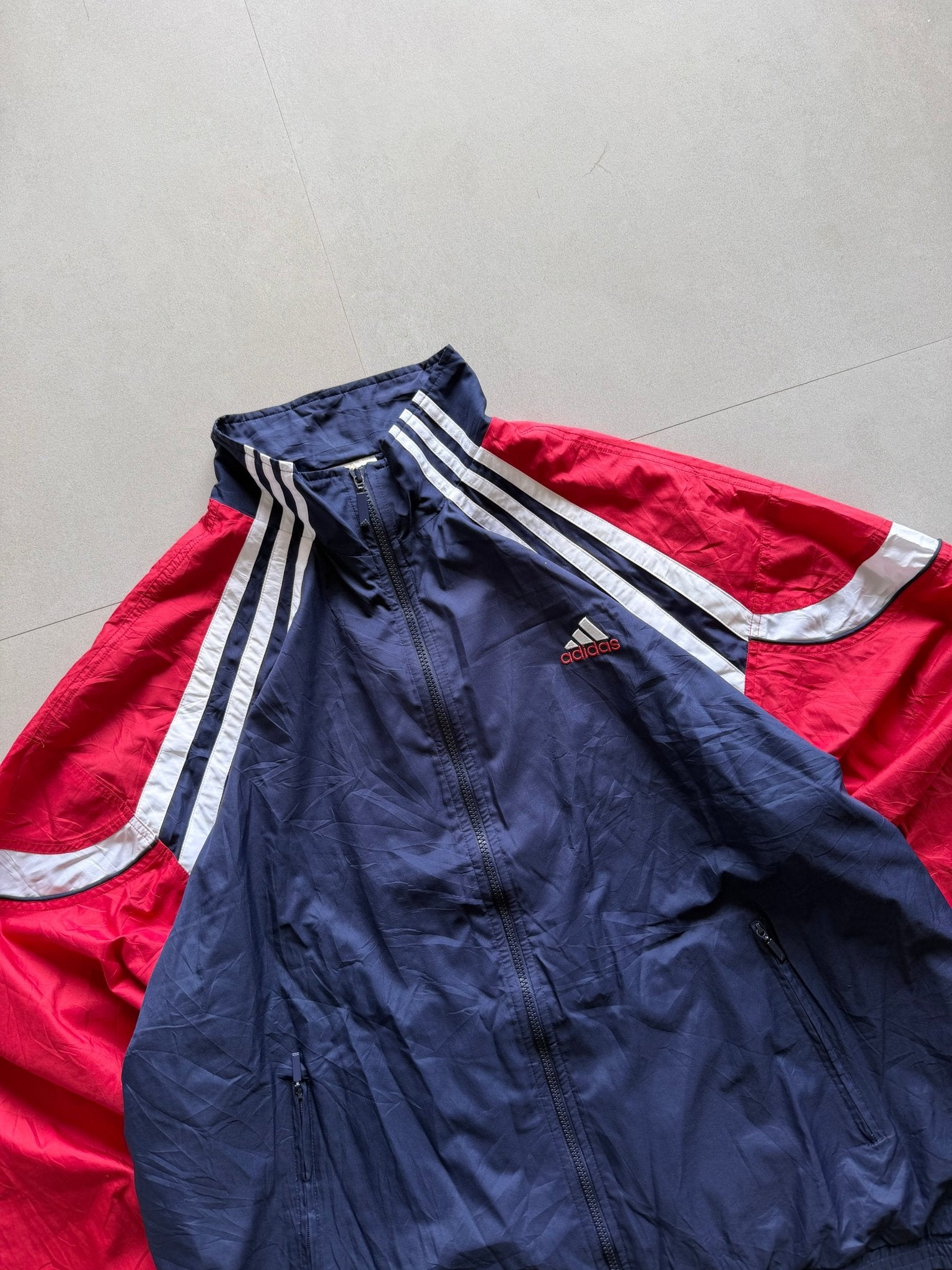 90S ADIDAS STRIPED JACKET - Aged Arc