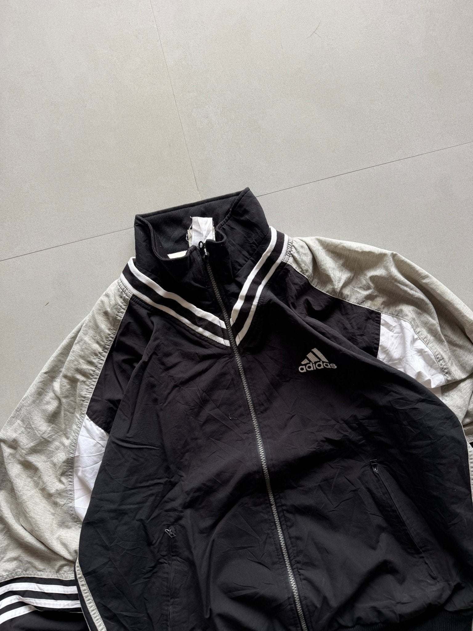 90S ADIDAS STRIPED JACKET - Aged Arc