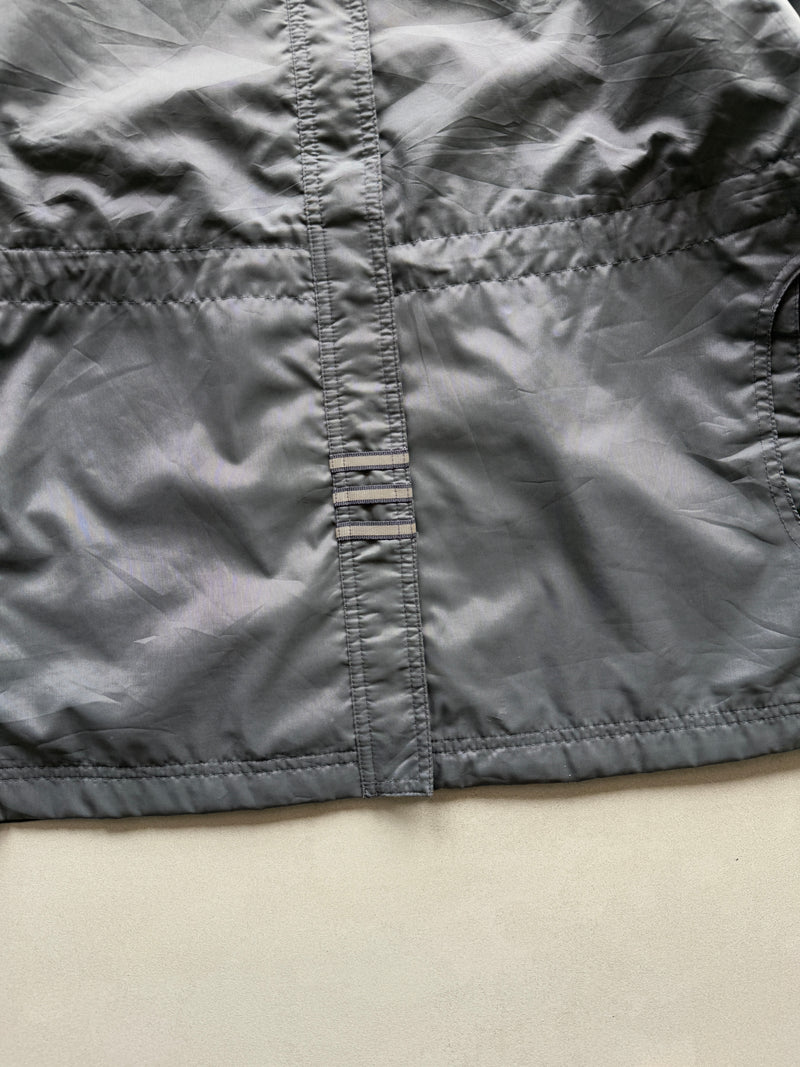 VINTAGE ADIDAS GREY SOLID JACKET - L