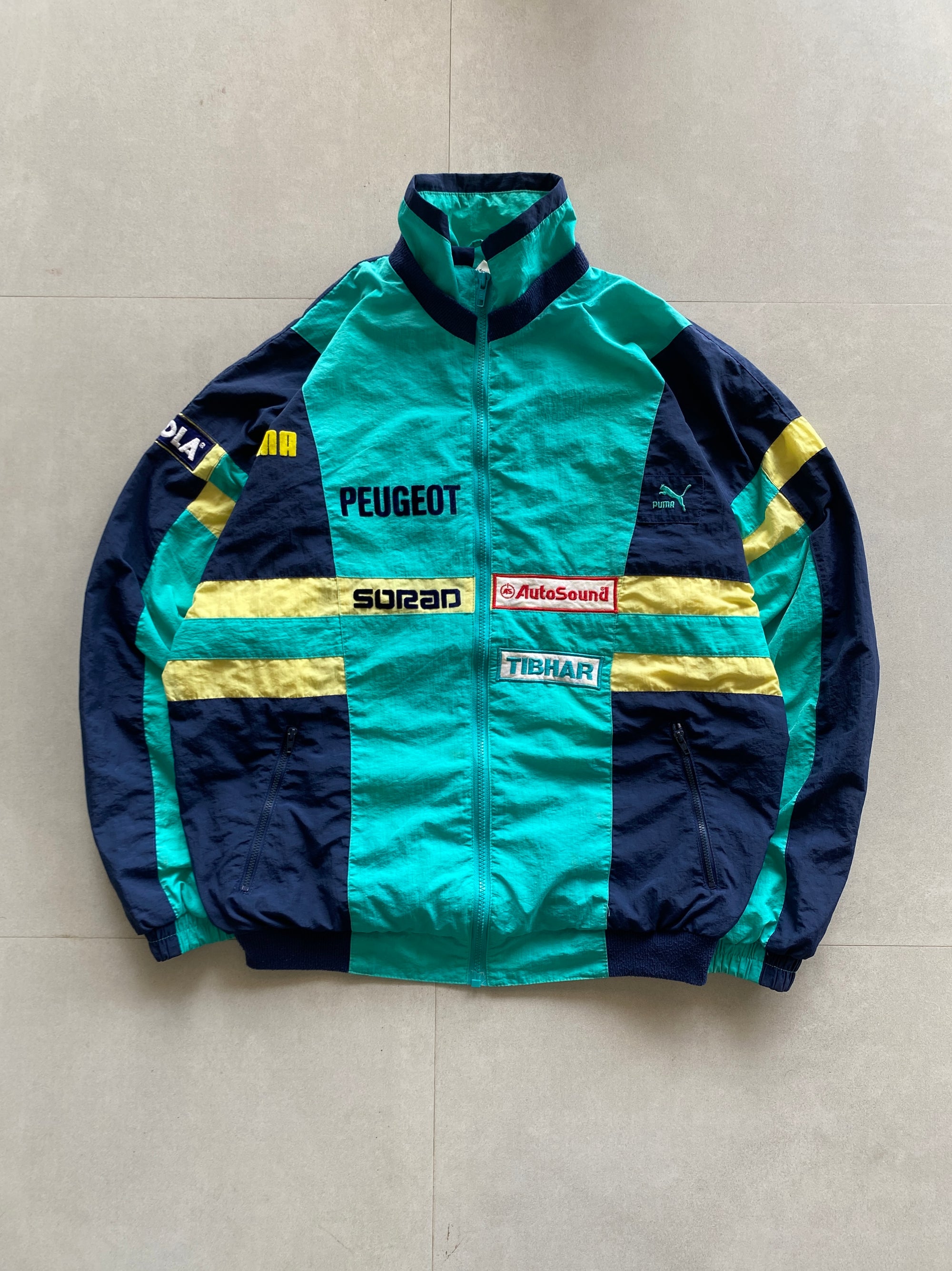 VINTAGE PUMA PUEGEOT RACING JACKET - L