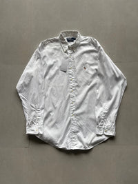 RALPH LAUREN WHITE LOOSE - FIT SHIRT - XXL