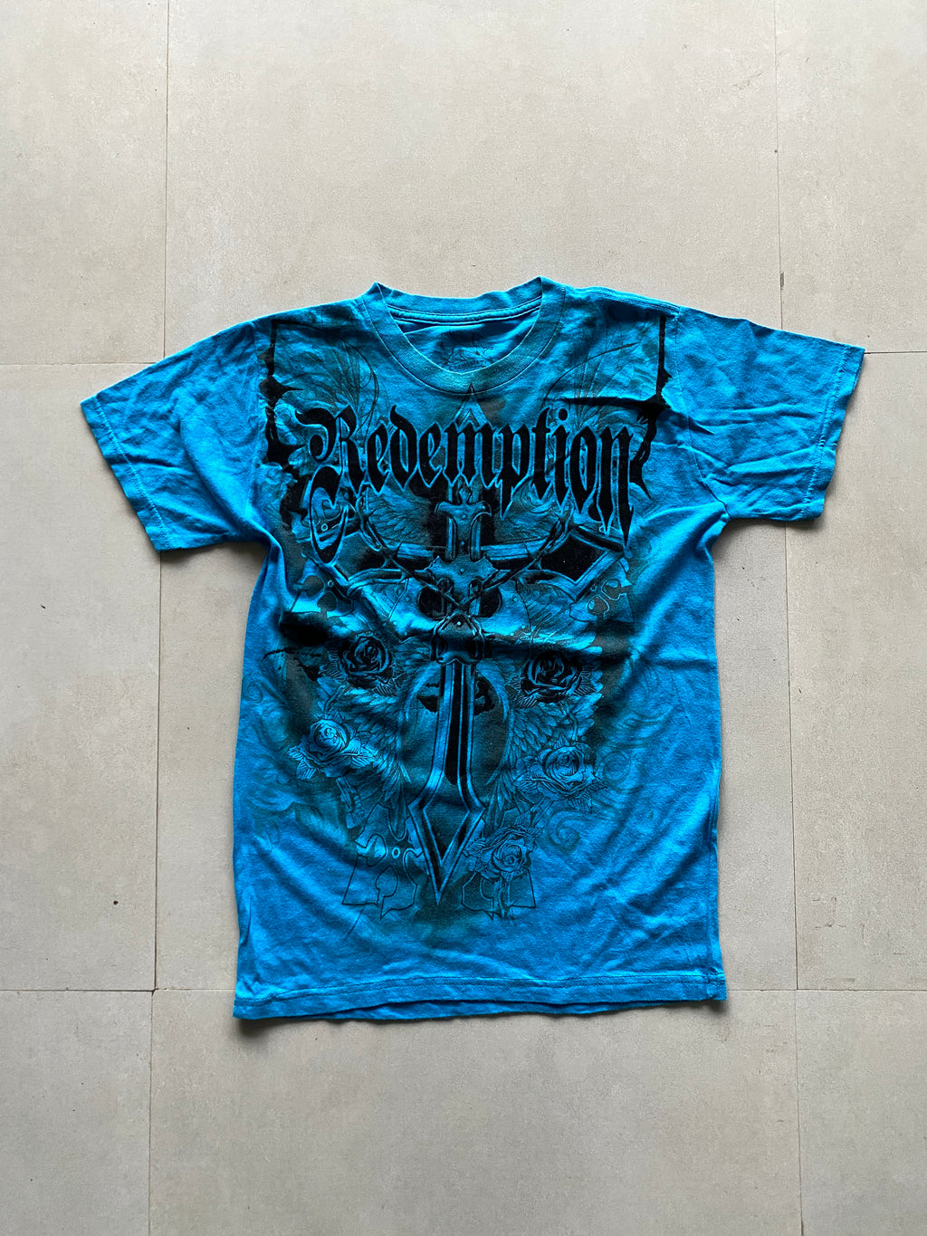 Y2K GOTHIC STYLE REDEMPTION TEE - S