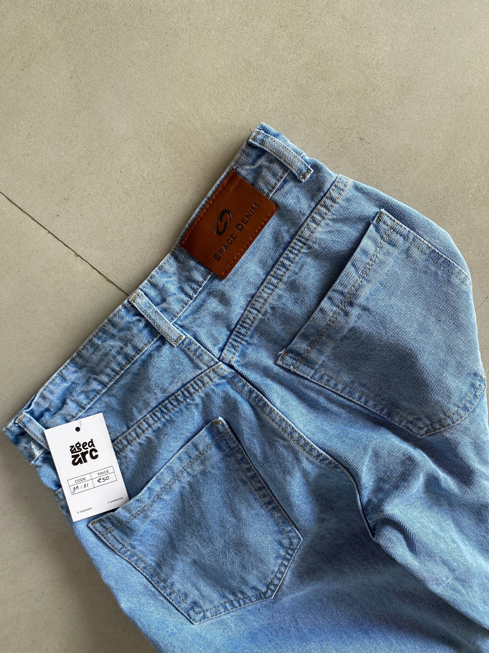 STRIGHT FIT DENIM - XS