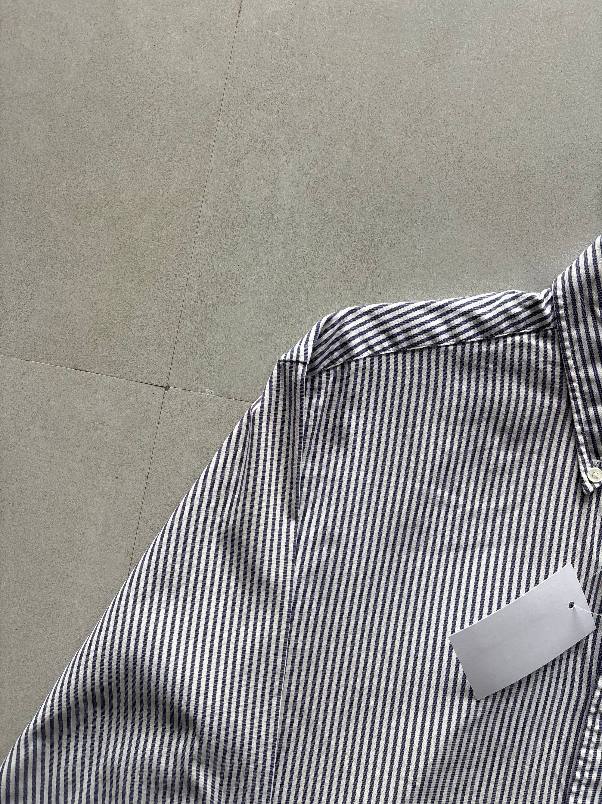 BEAN POLE STRIPED SHIRT - M