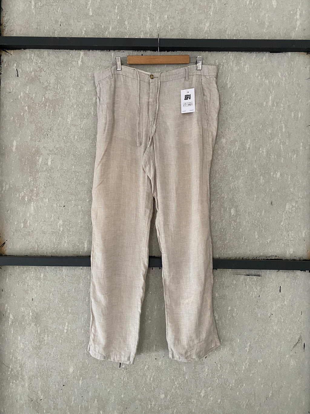 LINEN PANT - L