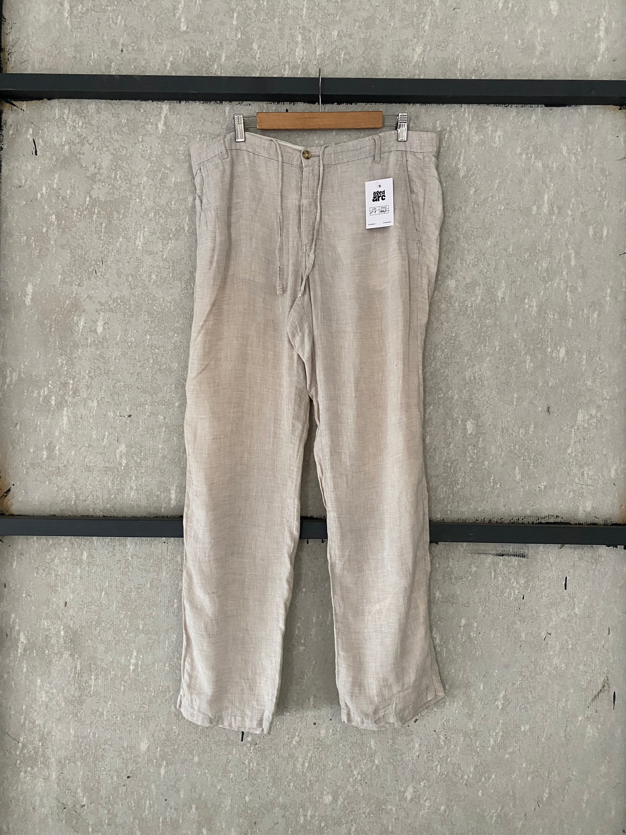 LINEN PANT - L