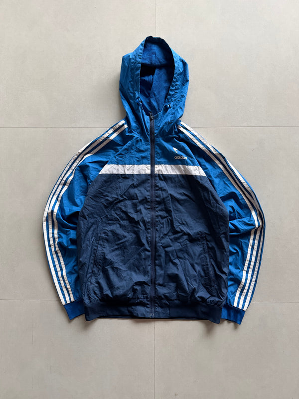 ADIDAS HOODED JACKET - M