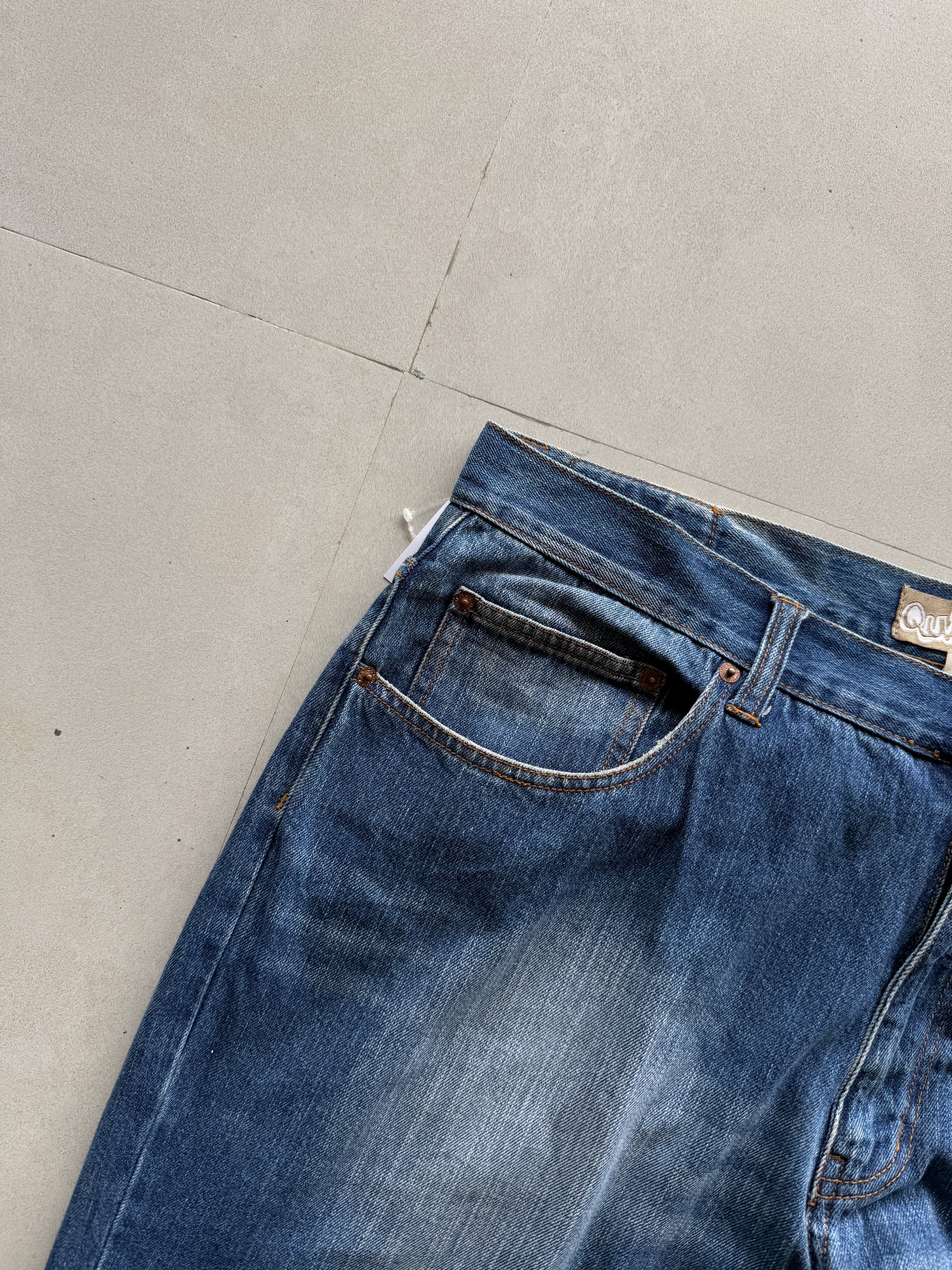VINTAGE QUICK SILVER HEAVY WEIGHT DENIM - XL