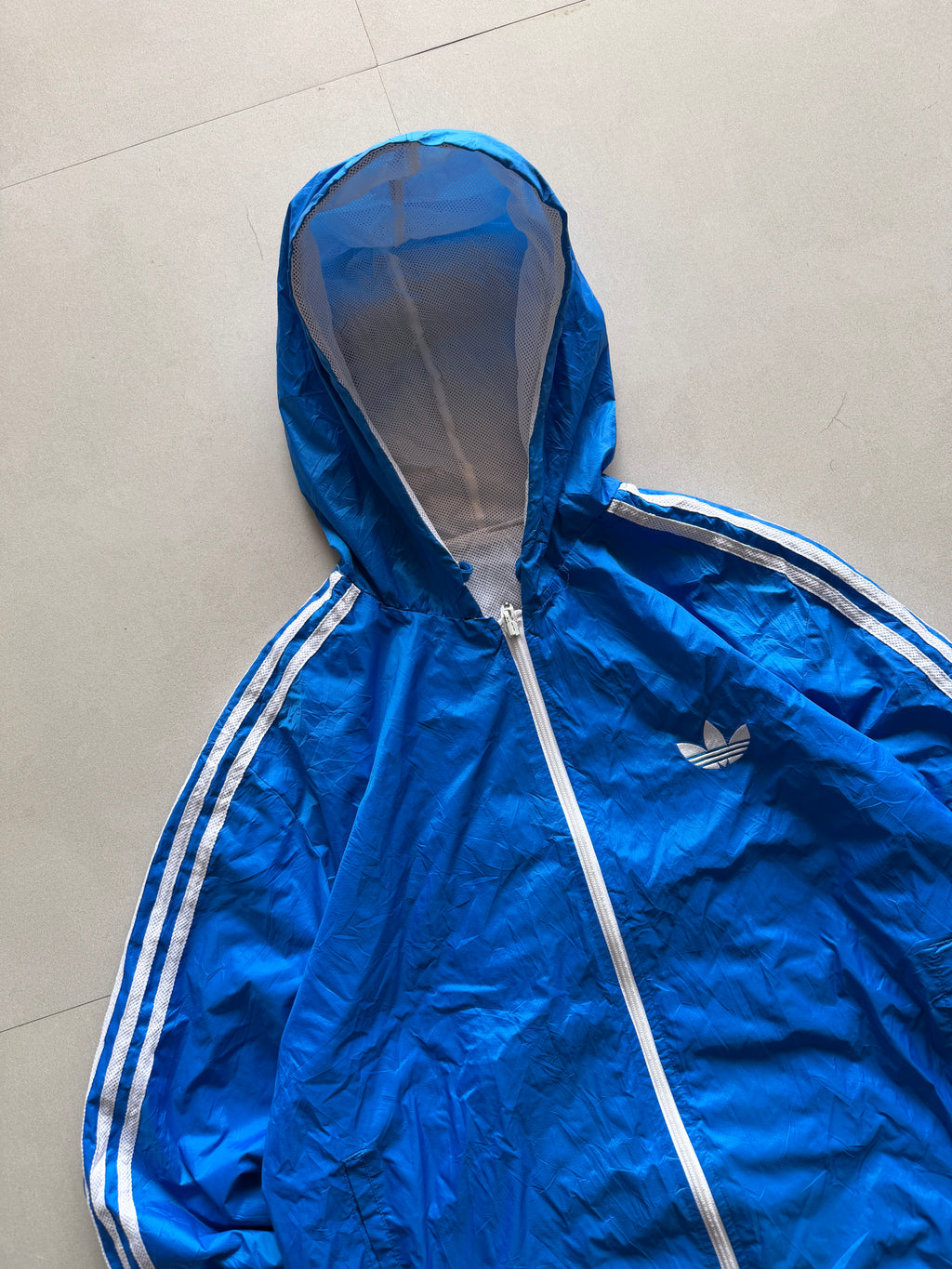 ADIDAS REVERSIBLE STRIPED JACKET - L