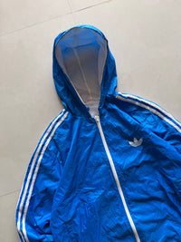 ADIDAS REVERSIBLE STRIPED JACKET - L