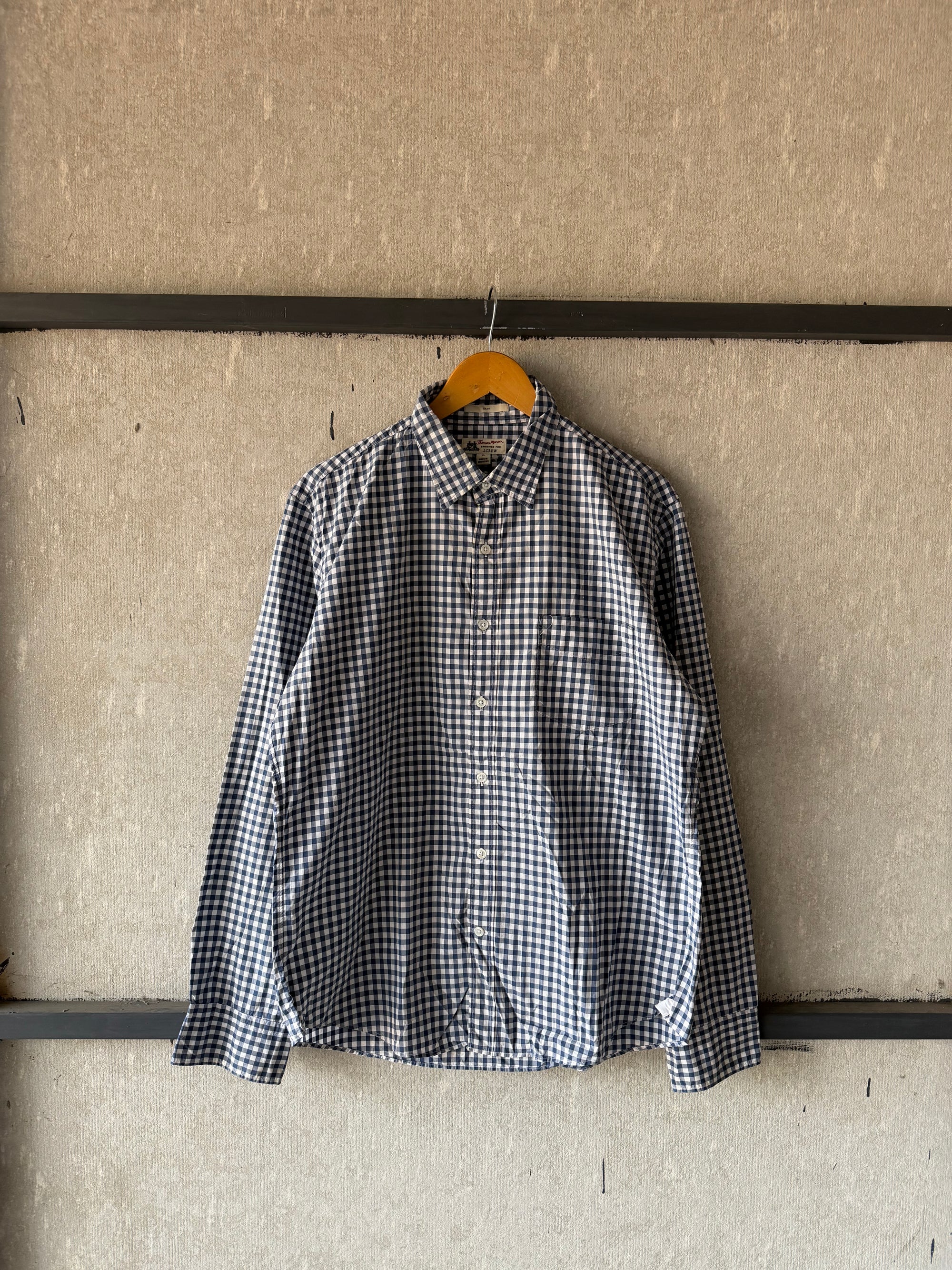 THOMOS MORON CHECKERD SHIRT - L ST97