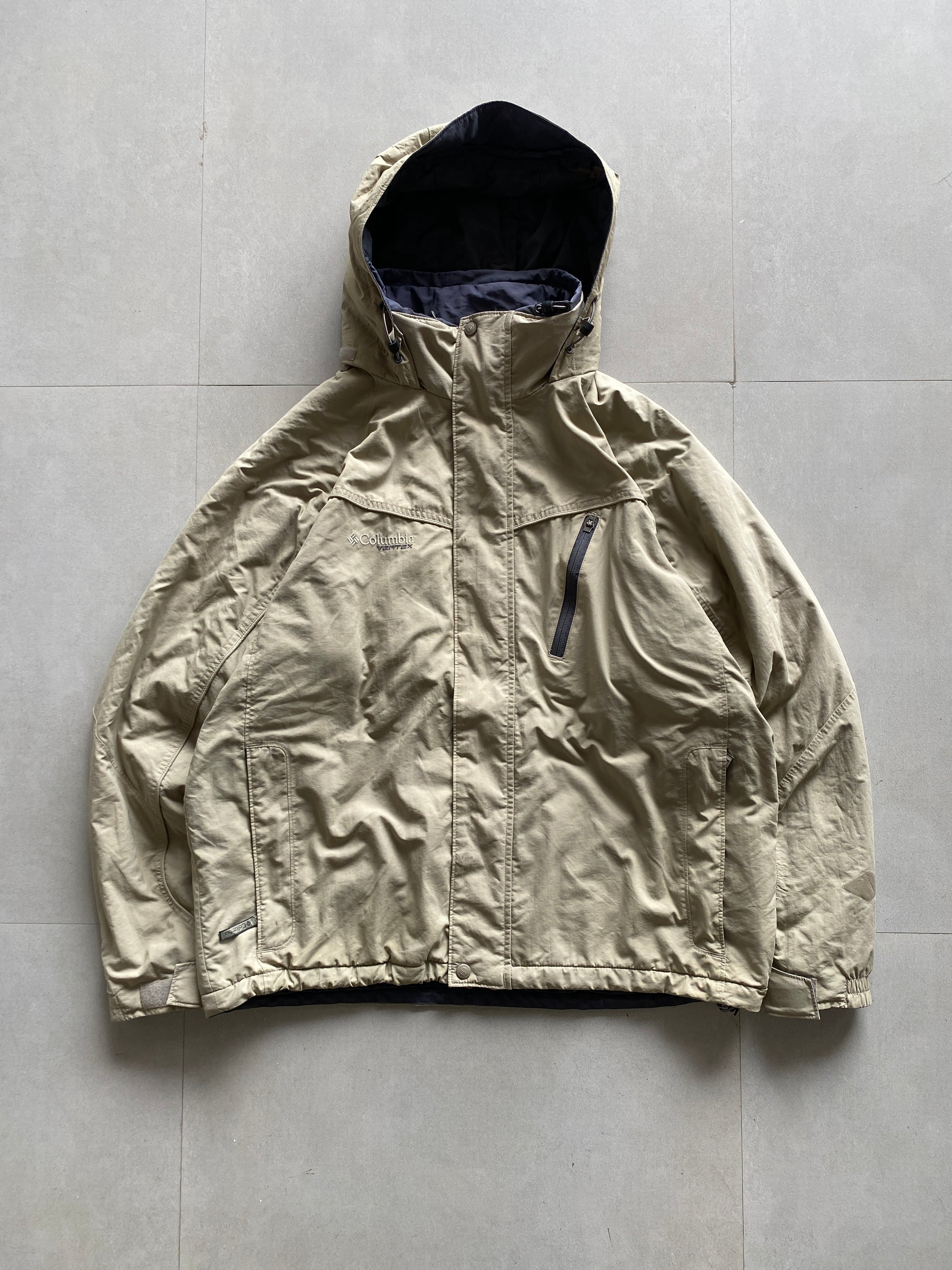 COLUMBIA VERTEX HOODED JACKET - XL
