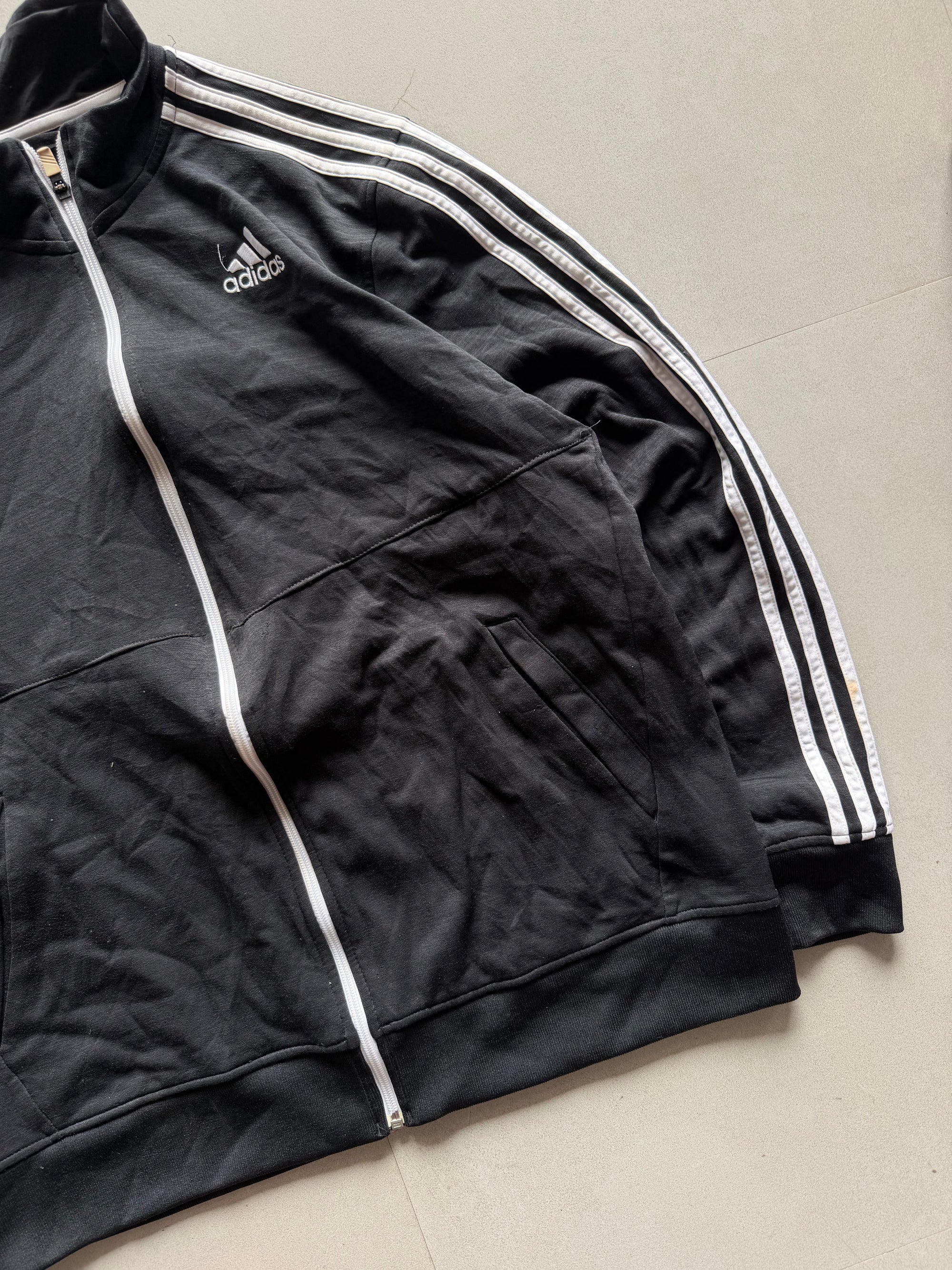 ADIDAS STRIPED JACKET - L