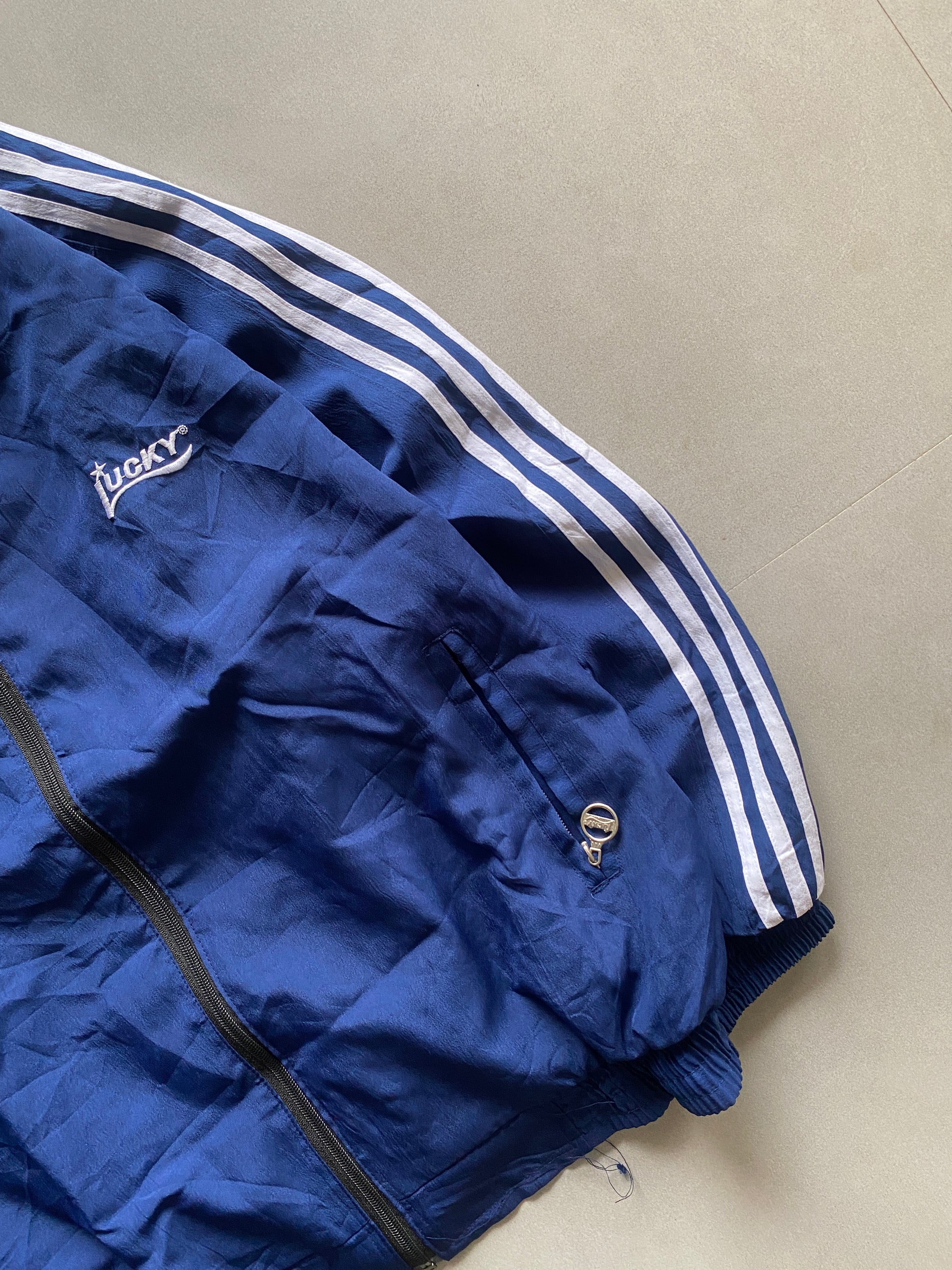 VINTAGE STRIPED JACKET - L