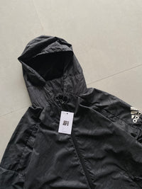 ADIDAS CAMOU HOODED JACKET - M