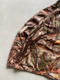 REAL TREE CAMOU QUARTER ZIP JACKET - XL