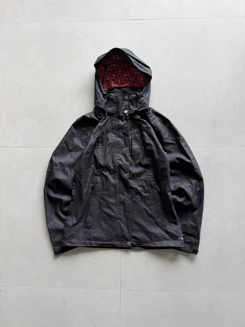 QUECHUA HOODED TACTICAL JACKET - XS