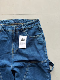 DN25 DOUBLE KNEE WIDELEG DENIM - M