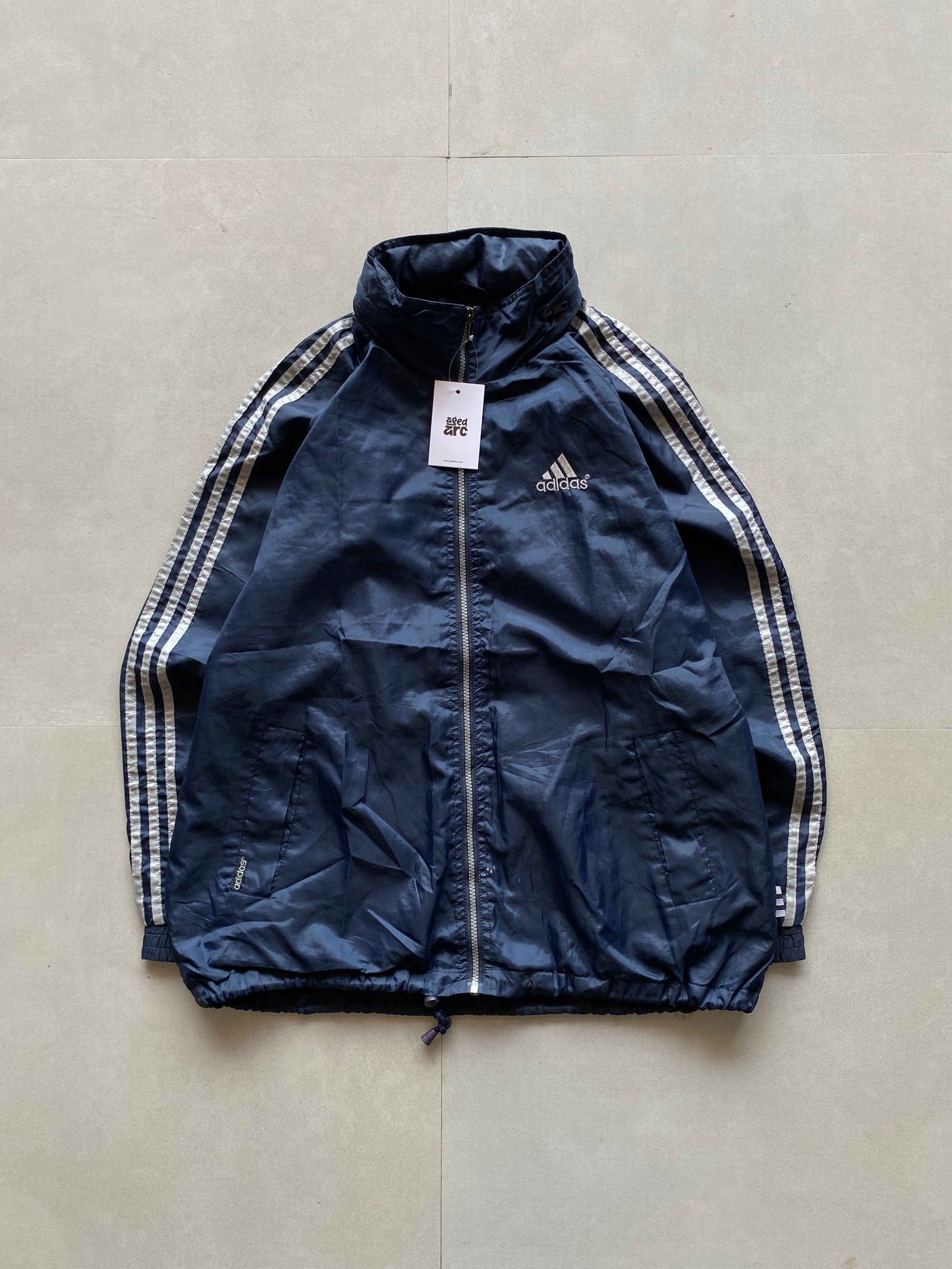 ADIDAS STRIPED JACKET - XL