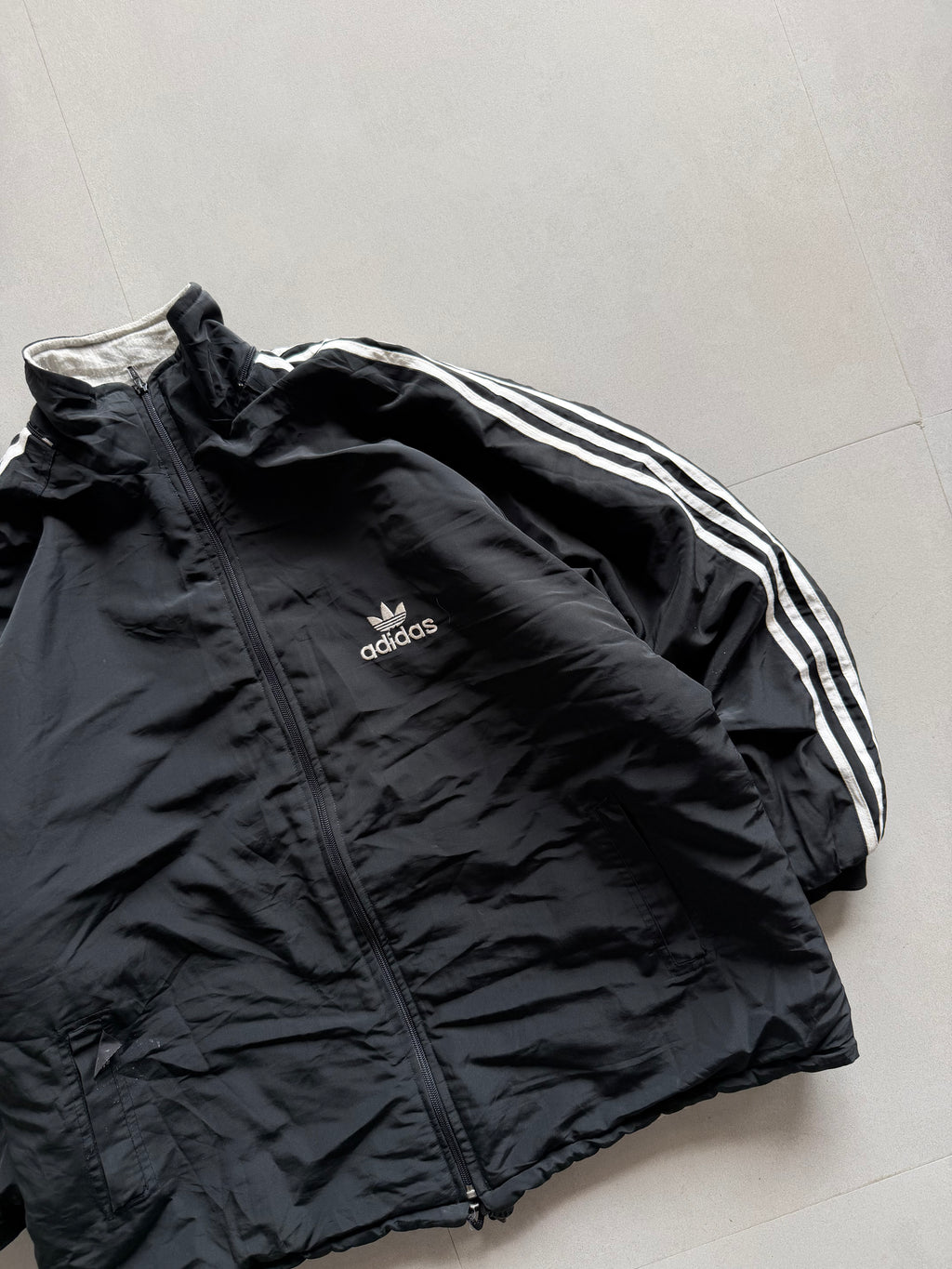 ADIDAS STRIPED JACKET - XXL