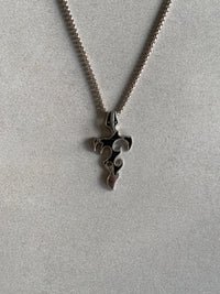 FLAME CROSS PENDANT CHAIN